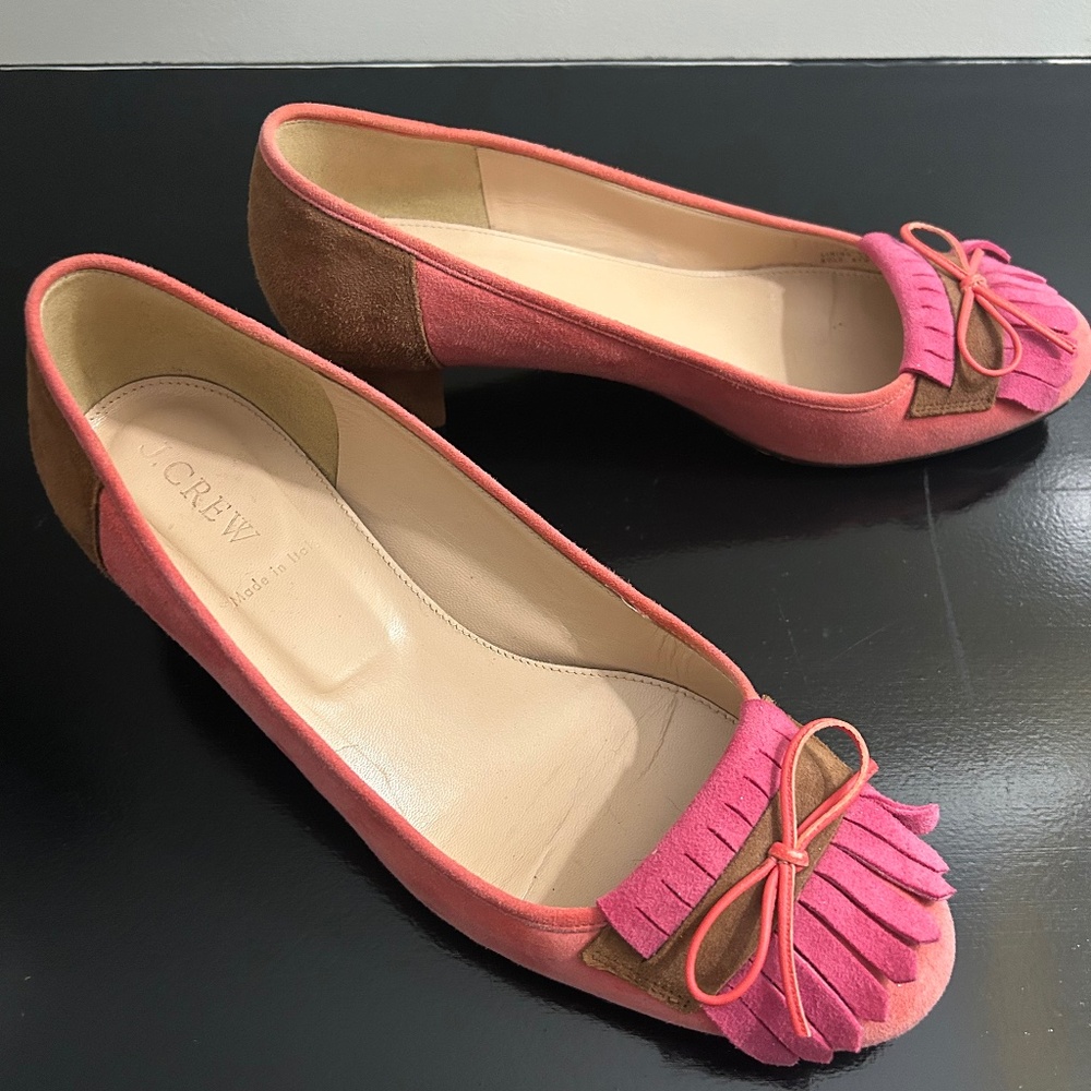 Jcrew suede flats